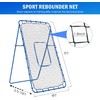 Winthai 7x4FT Volleyball Rebounder Net, Portable Baseball Lacrosse Rebounder Pitchback