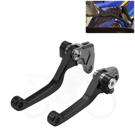BAOUFF Dirt Bike Clutch Brake Levers,CNC Billet Pivot Handle Levers for TTR 230 2005-2024/YZ80 YZ85 2001-2014/RM85 2005-2019/RM125 RM250 2004-2008 - Black