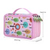 72 Slots Colorful Student Fabric Pen Bag Pencil Pouch Box