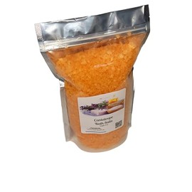 Bath Salts | 4lb Bag (64oz.) | Choose Your Scent | Epsom Salt | Sea Salt| Bathing | Body Care | Beauty | Relaxation | Spa | Pedicure | Manicure | Soak (Cantaloupe)