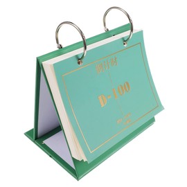 DOITOOL Countdown Calendar Day Exam Planner Loose Leaf Desktop Calendar with Stand for Daily Planning Simple Design for Home Office Use