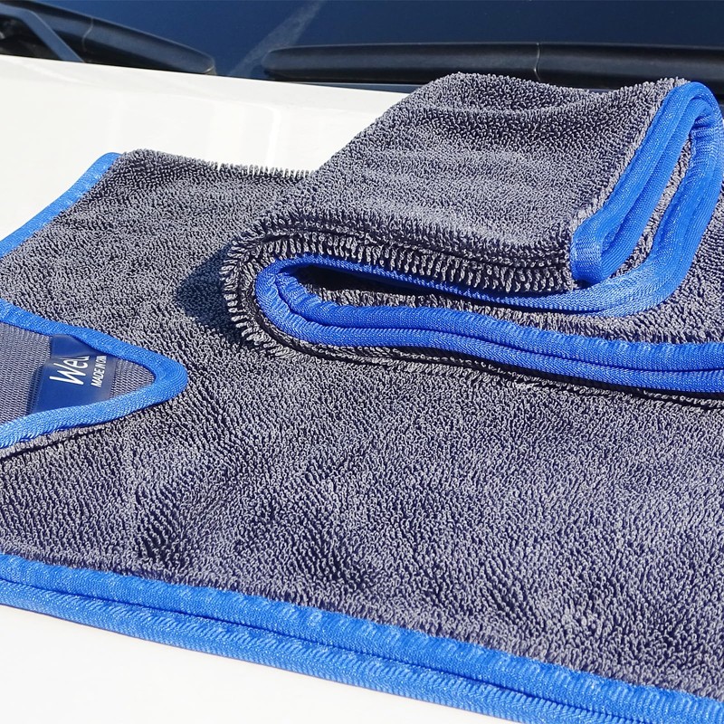WeCar Microfiber Car Wash Towel, Super Absorbent Cleaning Wiping Dryer,