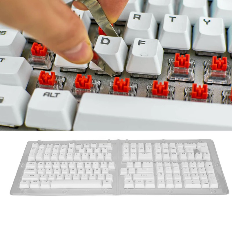 132 Key PBT Keyboard Keycaps OEM Height Secondary Injection Molding