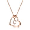 M MOOHAM Initial Necklaces for Girls, Initial Necklace C Necklace