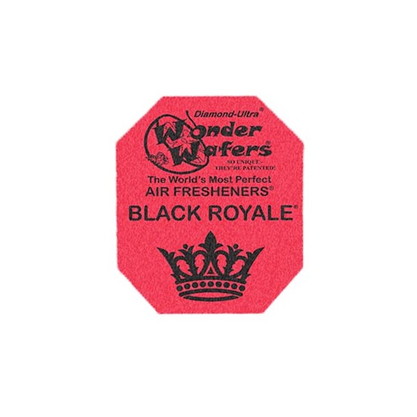 Wonder Wafers 50 Count INDIVIDUALLY WRAPPED Automobile Professional Use Air Fresheners Car and Truck Detail Black Royale