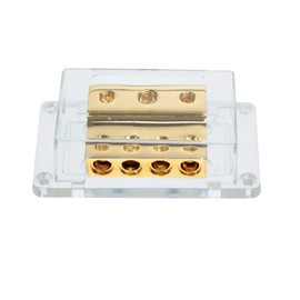 Distribution block 1 x 50 mm² + 2 x 20 mm² input + 4 x 20 mm² output