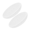 NOLITOY 2pcs Self Draining Ceramic Soap Dish Slip Bar Soap
