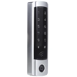 HWMATE Full Complete Access Control System Kit with Touch Keypad Power Supply Strike Lock Exit Button Door Bell Keyfobs for Single Door