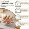 Herogo 5-Tier 15" x 10" Cooling Rack, Stainless Steel Baking