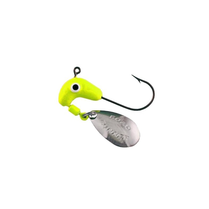 Blakemore TTI Fishing Co Road Runner Bulk Head Hook (Chartreuse,