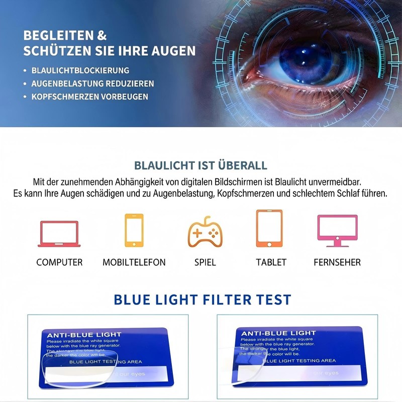 Suertree Self-tinting blue light filter distance glasses, lightweight photochromic myopia