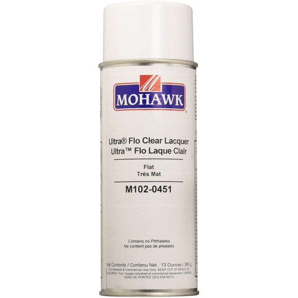 Mohawk Finishing Products M102-0451 Finisher's Choice Clear Nitrocellulose Lacquer - Flat