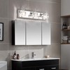 PRESDE 3 Light Bathroom Vanity Lights Modern Chrome Bathroom Lights