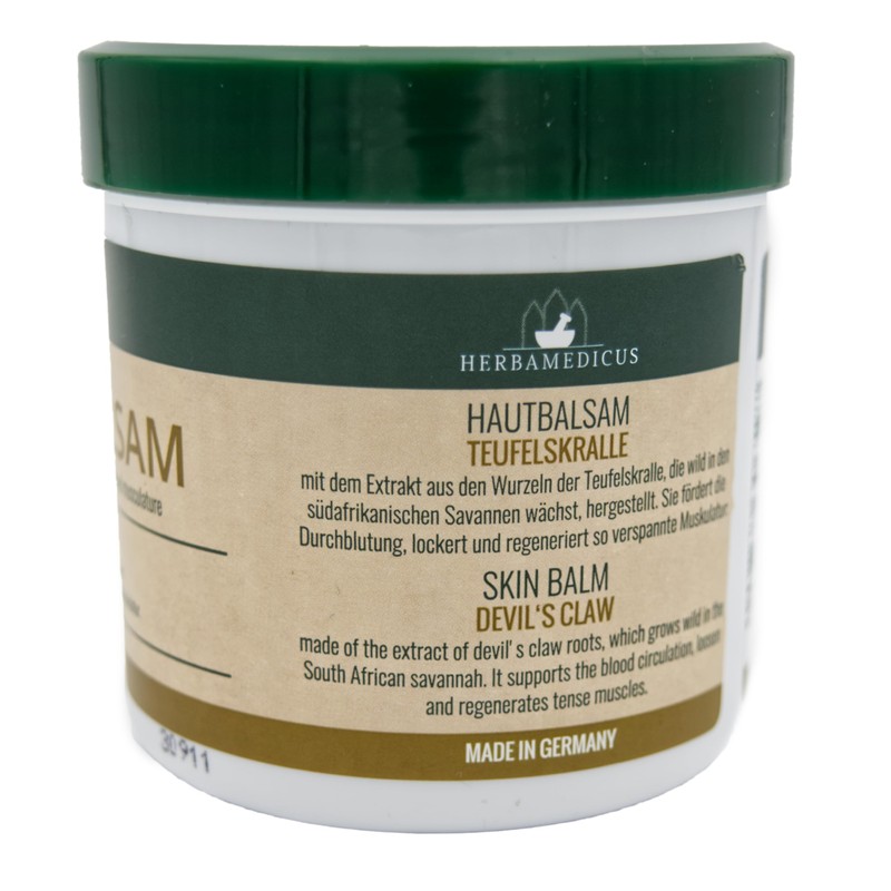 HERBAMEDICUS Devil's Claw Skin Balm, Loosens and Regenerates Muscles and