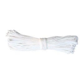 20 Meters Roman Blind Cord,White Braided Cord Blind String Cord White String Picture Cord Picture Hanging Cord Nylon Braided Cord Frame Hanging String Cord,Roman Blinds Cord for Crafts Blinds,2mm