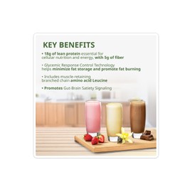 NeoLife - NeoLifeShake - Meal Replacement Shake Powder, 25 Vitamins & Minerals, 22 Amino Acids, High Protein Nutrition & 5gr Fiber, Protein Powder for Shakes - Rich Chocolate, Weight 22.8 oz (645g)