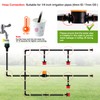 VooGenzek 77 Pieces 4/7 mm Irrigation Kit, 15 m Irrigation