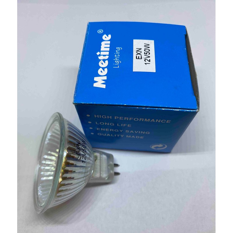 Meetime MR16 Halogen Dichroic Bulbs 12V50w, Halogen Spotlight Bulbs 2