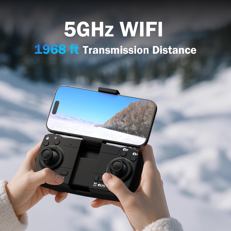 GPS Drone with 4K Camera for Adults IMX SENS Camera