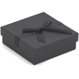 Treasure Bay Womens Pearl Necklace | 7-8mm Rice Shape Freshwater Pearl Necklace - Pearl necklace Length 75cm/30 (Grey)