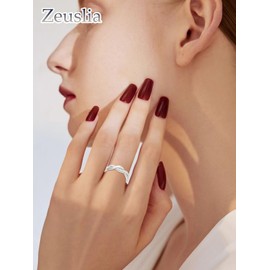 Zeuslia Twisted Infinity Opal Ring for Women Sterling Silver Wedding Engagement Promise Rings Opal Infinity Jewellery Gifts on Women's Day Mother's Day, 9, Sterling Silver