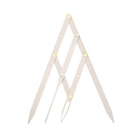 OHPHCALL 1pc Second Generation Scale Eyebrow Ruler Eyebrow Shaping Kit Make up Kits Eye Brow Shaping Kit Molds Golden Ratio Stencil Eyebrow Trimming Stainless Steel Eyebrow Pencil