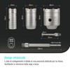 BINOTA 4PCS Concrete Hole Saw Kit, Rotary Hammer Core Bit
