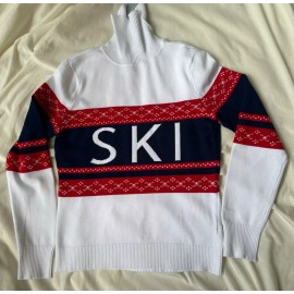 Antonio Melani Active SKI Motif  Perfect Fair Isle Statement Sweater *Sold Out* NWT sL