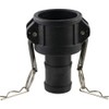 Kamlock Quick Coupling Socket with Hose Nozzle Type C 150