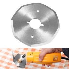 Hayaww 70 mm Electric Scissors Blade Replacement Rotary Blades Compatible with Cordless Electric Scissors Blades for Electric Cutter Fabric Cutter Electric Cutting Blades (A)