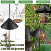 CozyCove Squirrel Baffle for Bird Feeder Pole Squirrel Proof, Spiked