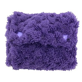Handmade Centre Back Cover ONLY compatible with AIRFIT F30/F30i & Phillips Dreamwear Fleece CPAP BIPAP approx 9cmx8cm for Sleep Apnea VARIOUS COLOURS (Purple Popcorn)