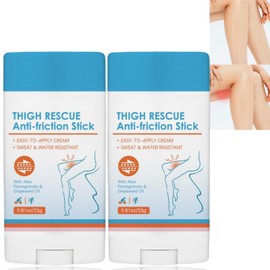 2PCS Anti-Chafe Stick,Anti Chafing Cream Thighs,Anti Chafe Balm,Anti Friction Stick,Chafing Stick,Body Anti Chafe Balm,Glide Anti Chafing Stick,Thigh In/ner Anti-Chafing Balm,Thigh Rubbing Balm