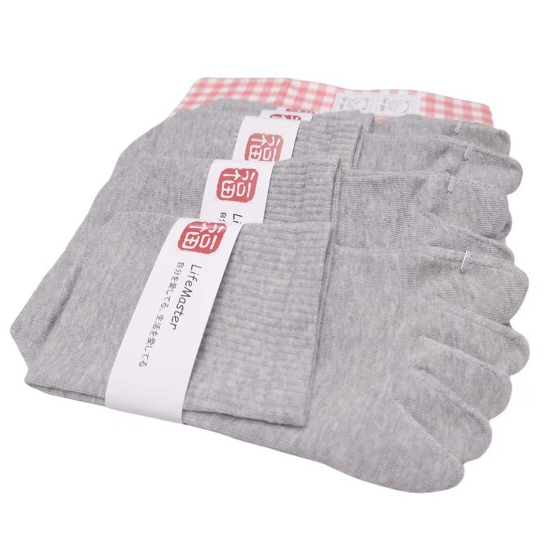 Lifemaster Men's Five Toe Socks, Five Toe Socks, Crew Socks,