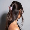 The Hair Edit Blush Marble Papillon Claw Clip