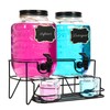 Roetell 2 Sets 1 Gallon Laundry Detergent Dispenser with Stand,