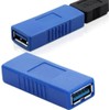 2-Pack USB 3.0 Coupler USB Female to Female USB Adapter,
