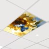 2 Pack Fluorescent Light Covers for Drop Ceiling, Magnetic Fabric