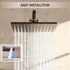 Gabrylly 10" Rain Shower Head, Rainfall Ceiling Mount Shower Head,