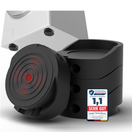 MIONIDA Vibration Damper for Washing Machines – Effective Protection Against Vibration Base Stackable Universal Use Multifunctional Noise Protection Raiser (4)