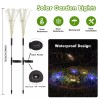 Anordsem Solar Lights Outdoor Garden Decor Waterproof 2 Pack, Solar