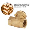 ViaGasaFamido DN15 1/2BSP Brass Swing Check Valve with Female NPT
