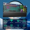 AULA AUAL F2088 Mechanical Keyboard 108 Keys USB Wired Gaming