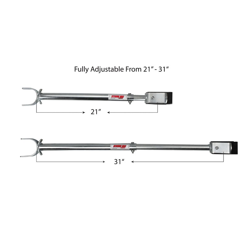 Extreme Max 3005.3852 Straight Transom Saver with Roller Mount -