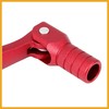 Partuto 0.47 Inch Aluminum Alloy Folding Gear Shifter Red for