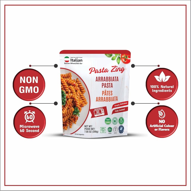 Pasta Zing Spaghetti Pasta – Fully Cooked, Ready in 55