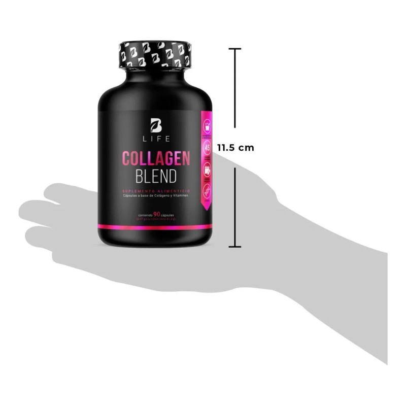 Colágeno Hidrolizado De 90 Cápsulas. Collagen Blend. B Life