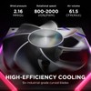 Asiahorse Nyota 120mm Case Fan with Efficient Cooling, ARGB Fan