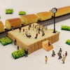 YANGWEN 1:100 HO Scale Models People Set, Miniature People Model