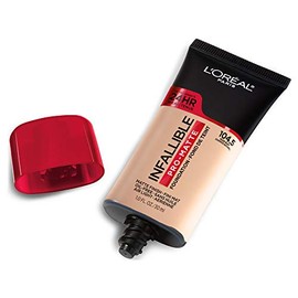 L'Oreal Paris Cosmetics Infallible Pro-Matte Blendable Oil Free Foundation, Nude Buff, 1 Fluid Ounce